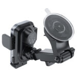 ACEFAST D53 wireless charging car holder with electric clamp for dashboard - imagine 4