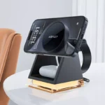 AceFast E17 desktop 3-in-1 wireless charging holder black - imagine 2
