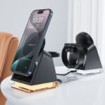 AceFast E17 desktop 3-in-1 wireless charging holder black