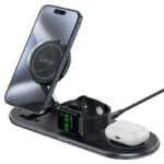 ACEFAST E19 Qi2 desktop 3-in-1 wireless charging holder - imagine 3