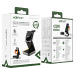 ACEFAST E20 desktop 3-in-1 wireless charging holder - imagine 7