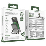 ACEFAST M17 PD20W/22.5W magnetic fast charging power bank with built-in stand 10000mAh - imagine 5