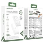 AceFast M25 PD20W magnetic fast wireless charging power bank 5000mAh - imagine 3