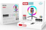 XO BGD007/MJ26 RGB LED soft ring light 10 inch - imagine 5