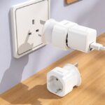 HOCO AC20B Direct UK to EU plug adapter