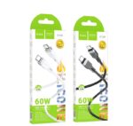 Hoco X109 Energy 60W silicone charging data cable Type-c to Type-c(L=1M) — изображение 2