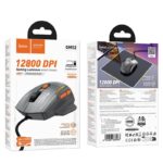 Hoco GM52 Reddy RGB gaming wired mouse - imagine 3