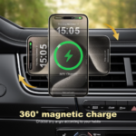 Wiwu Qi2.0 MAGO Magsafe wireless car charger CH-323 - imagine 3