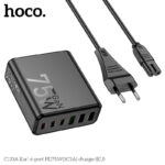 Hoco C133A Earl 6-port PD75W(3C3A) charger(EU)