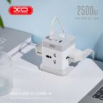 XO WL20 (EU) 20W fast charging square plug 4AC jack+USB-A+1USB-C - imagine 2