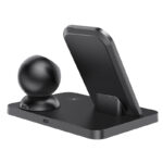 Hoco CW33 Ultra-Charge 3-in-1 vertical wireless fast charger - imagine 4