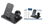 Hoco CW33 Ultra-Charge 3-in-1 vertical wireless fast charger - imagine 3