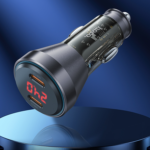 HOCO NZ12C Graceful PD60W(2C) car charger with digital display - imagine 3