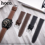 HOCO WH10 Original series GT leather strap(22/20 mm) - imagine 2