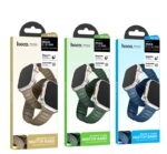 HOCO AS100 Woven fabric magnetic watchband for iWatch(38/40/41/42/44/45/49mm) - imagine 4