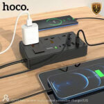 Hoco DC15 two-in-one multi-socket extension charger