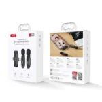 XO MKF10 Type-C+Lightning 2-in-1 Low Latency Wireless Microphone - imagine 2