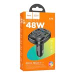 HOCO E76 Pole PD45W+QC3.0 car BT FM transmitter - imagine 4