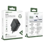 AceFast A49 PD35W GaN (USB-C+USB-C) dual port charger,black (EU) - imagine 5
