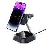 AceFast E16 desktop 3-in-1 wireless charging holder,black - imagine 4
