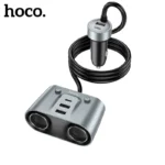 HOCO Z51 Establisher 147W(2C3A) 2-in-1 cigarette lighter car charger — изображение 3