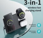 HOCO CQ2 Flash folding 3-in-1 wireless fast charger(SAMSUNG Watch)