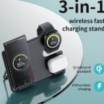 HOCO CQ2 Flash folding 3-in-1 wireless fast charger(SAMSUNG Watch)