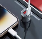 XO CC58 intelligent transparent metal car charging A+C=95W (MAX)