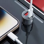 XO CC58 intelligent transparent metal car charging A+C=95W (MAX)