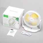 HOCO F14 multifunctional powerful desktop fan - imagine 4