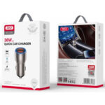 XO CC52 Metal Dual USB QC3.0 36W Car Charger - imagine 2