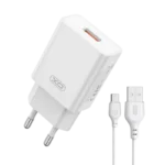 XO L127 (EU) USB-A QC18W Fast Charger+set cable - imagine 6