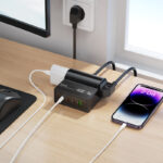 Hoco AC34 Win 2 position(PD70W/3C1A) desktop socket(EU/GER)(L=1.5M)