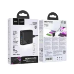 Hoco C133A Earl 6-port PD75W(3C3A) charger(EU) - imagine 4