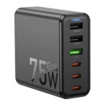 Hoco C133A Earl 6-port PD75W(3C3A) charger(EU) - imagine 2