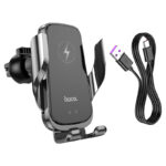 HOCO CA202 Plus Enlightener infrared induction wireless charging car holder - imagine 3