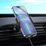 HOCO CA202 Plus Enlightener infrared induction wireless charging car holder - imagine 5