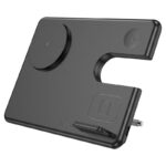 HOCO CQ1 Geek folding 3-in-1 magnetic wireless fast charger(for iWatch) — изображение 5