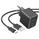 HOCO CS12A Ocean single port QC3.0 charger(EU)+ set cable - imagine 2