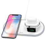 Hoco CW21 Wisdom 3-in-1 wireless charger - imagine 2
