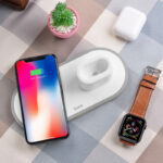 Hoco CW21 Wisdom 3-in-1 wireless charger - imagine 5