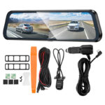 Hoco DV16 9.66-inch streaming media driving recorder(dual-channel with rear camera)