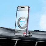 HOCO H51 Advantage metal ring magnetic car holder(center console)