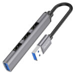 Hoco HB26 4 in 1 adapter(USB to USB3.0+USB2.0*3) - imagine 2