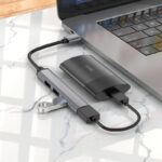 Hoco HB26 4 in 1 adapter(USB to USB3.0+USB2.0*3) - imagine 3