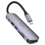 Hoco HB28 Type-C multi-function converter(HDTV+USB3.0+USB2.0+SD+TF+PD) - imagine 2