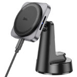 HOCO HW16 Speed magnetic wireless fast charging car holder(center console) - imagine 2