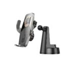 HOCO HW27 Traveler infrared RGB wireless fast charging car holder(center console) - imagine 5