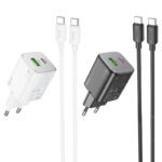 HOCO N41 Almighty PD20W+QC3.0 charger(EU)+set cable - imagine 4