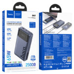 HOCO Q40 Leader PD65W power bank with digital display dark(25000mAh) - imagine 2